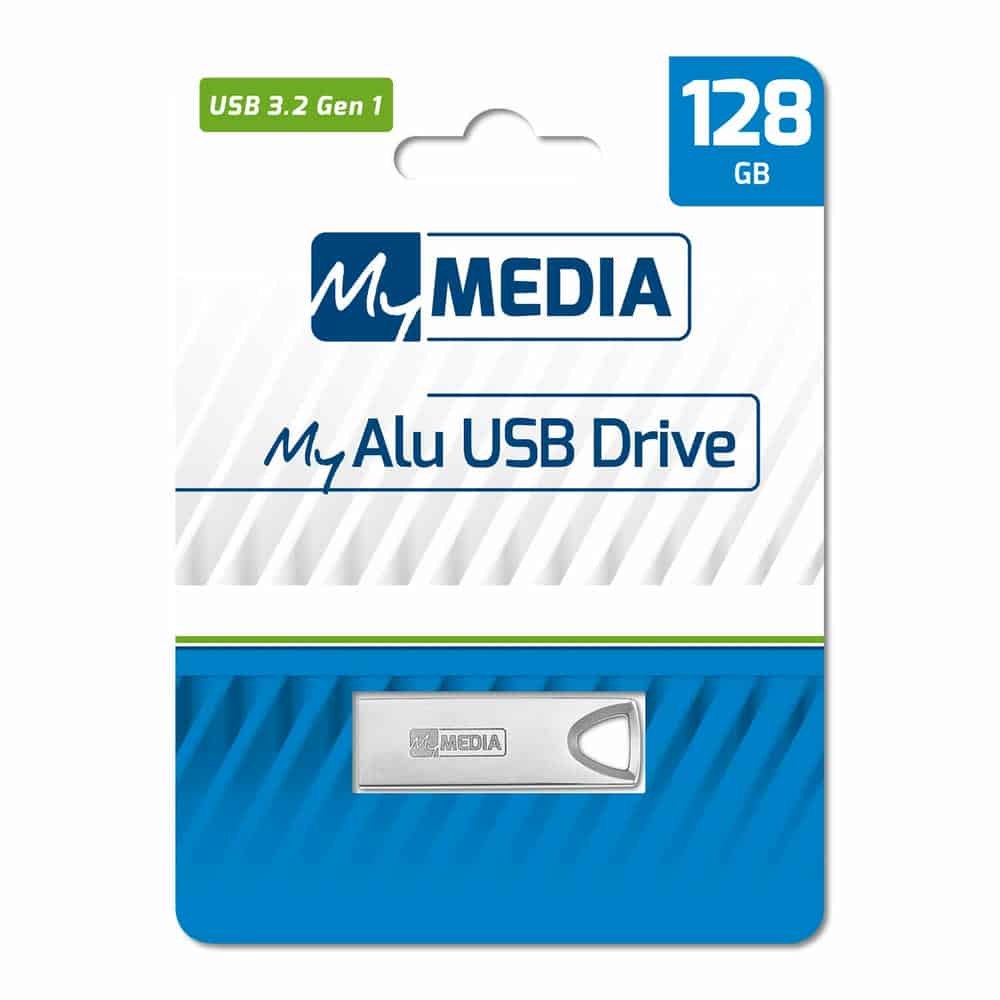 (image for) MyMedia MyAlu 128GB USB 3.2 Gen 1 Drive